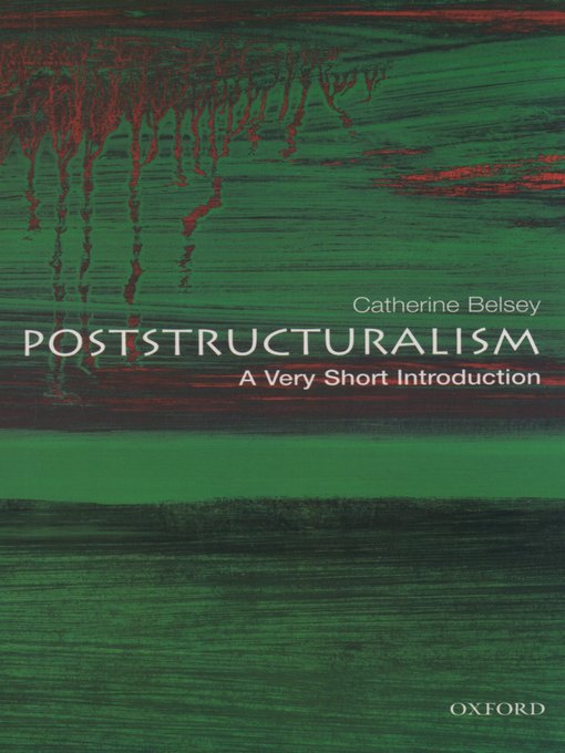 Title details for Poststructuralism by Catherine Belsey - Available